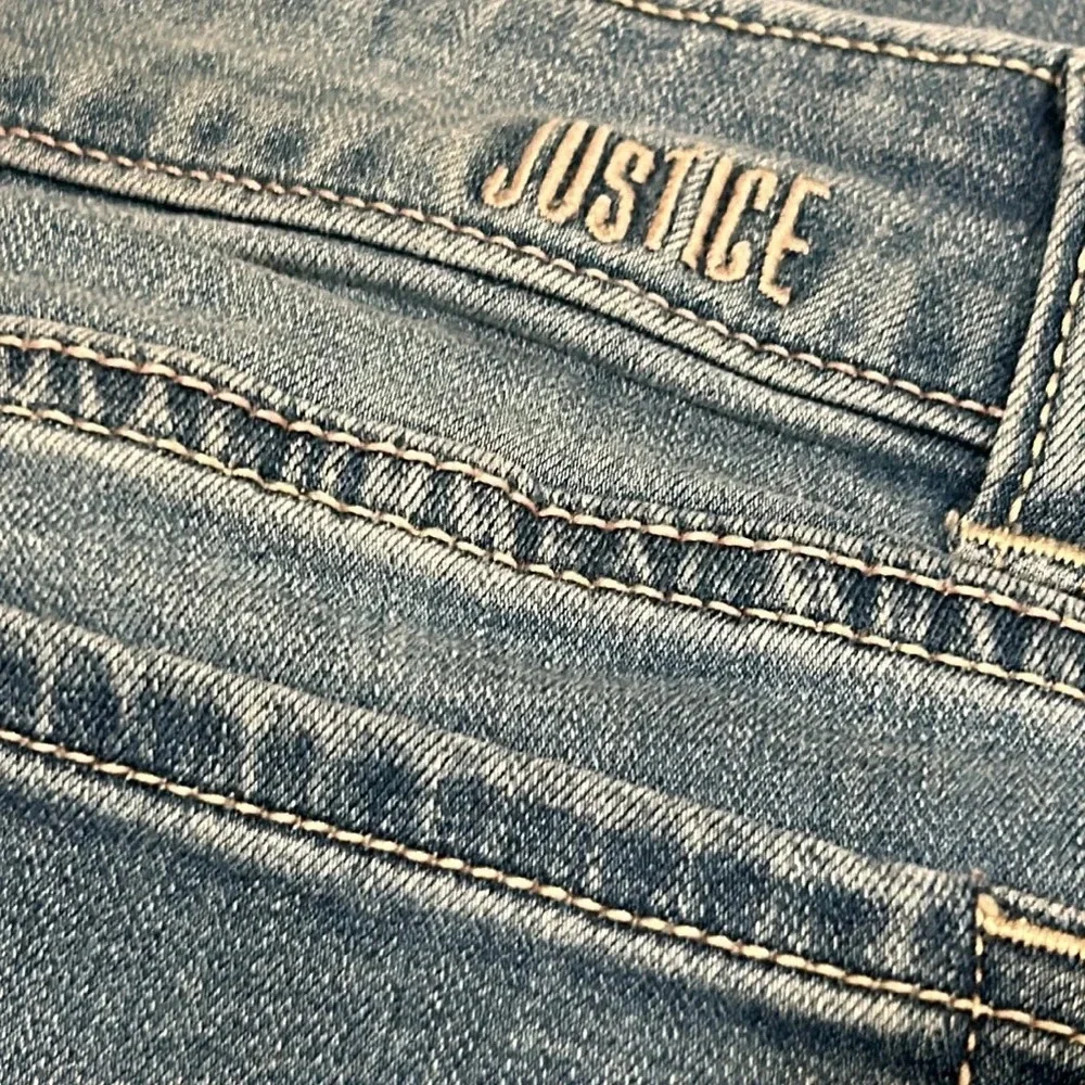 Justice Mid Rise Super Skinny jeans